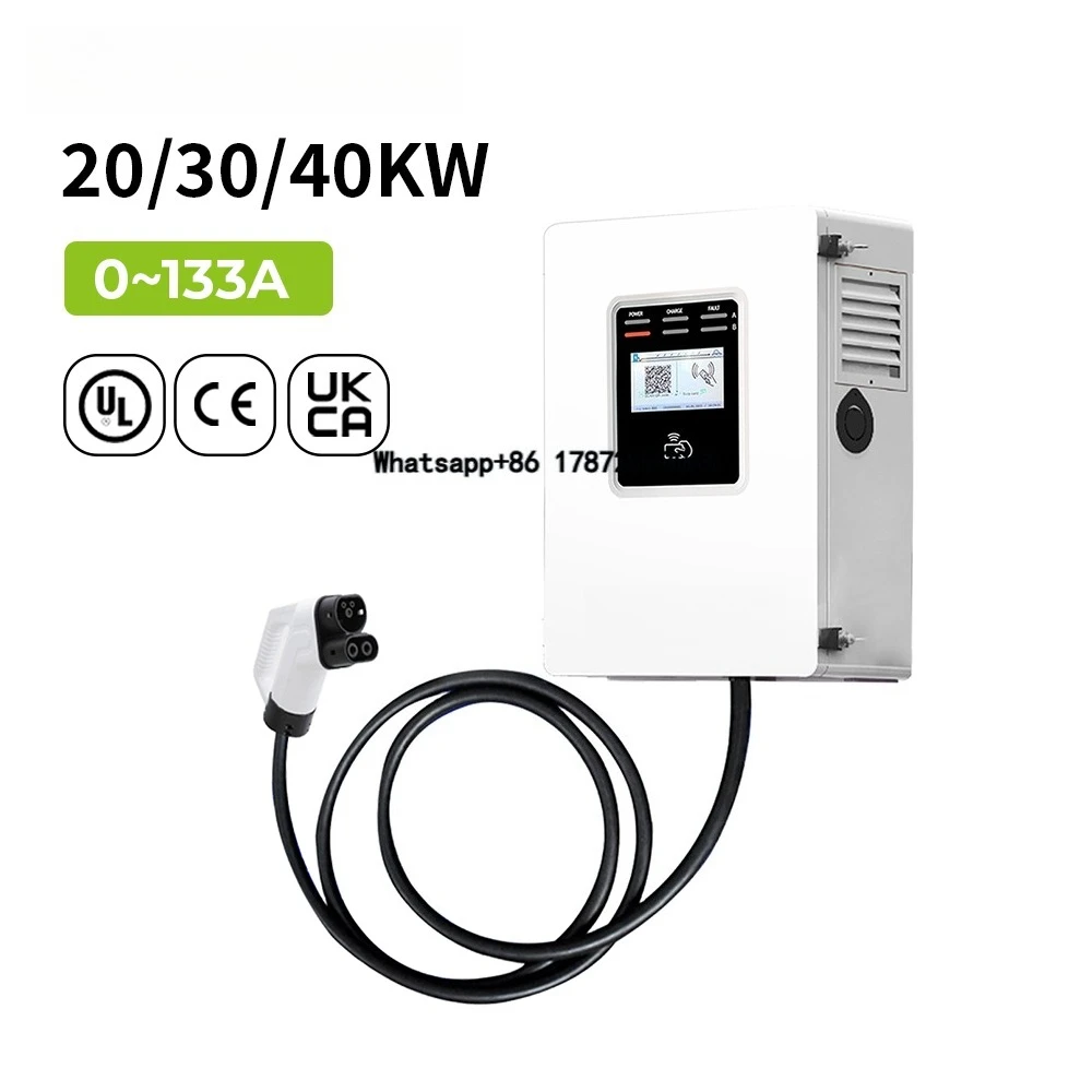 Dc Fast Charger 30Kw Wallbox Commercial - Szybka komercyjna stacja ładowania EV Ocpp